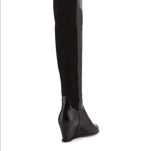 Stuart Weitzman over the knee (wedge) boots